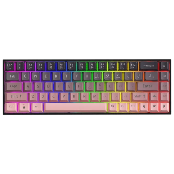 Ajazz Ak680 Pembe %65 Tkl Red Switch Kablolu Mekanik Oyuncu Klavyesi - Görsel 5