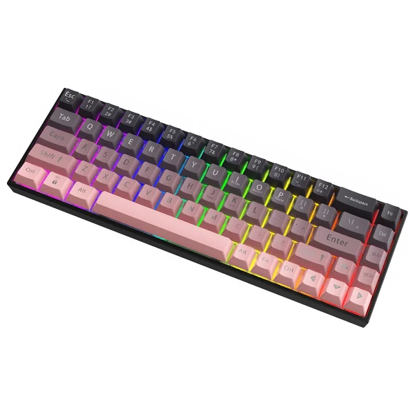 Ajazz Ak680 Pembe %65 Tkl Red Switch Kablolu Mekanik Oyuncu Klavyesi - Görsel 6