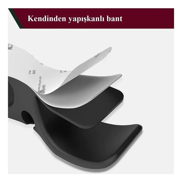 Düzenleyici Çok Amaçlı Organizer Airfryer Kablo Sarma Aparatı Yapışkanlı Kablo Sabitleyici 2 Adet - Görsel 6