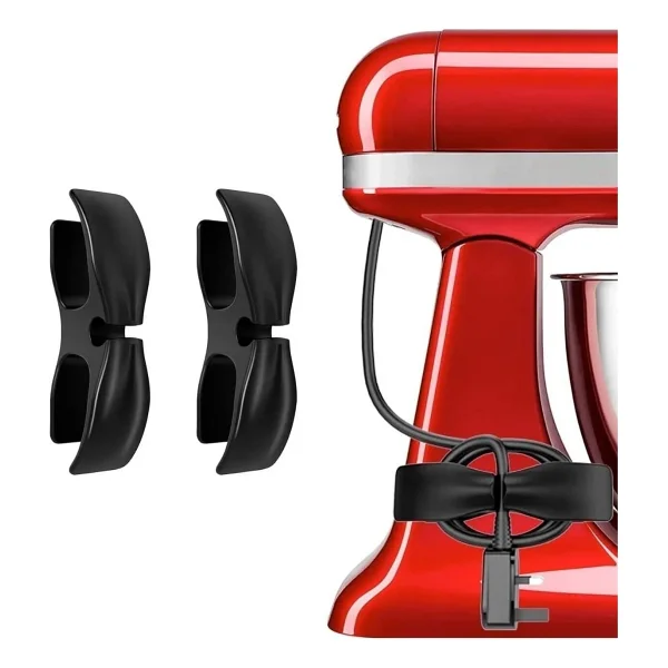 Düzenleyici Çok Amaçlı Organizer Airfryer Kablo Sarma Aparatı Yapışkanlı Kablo Sabitleyici 2 Adet - Görsel 8