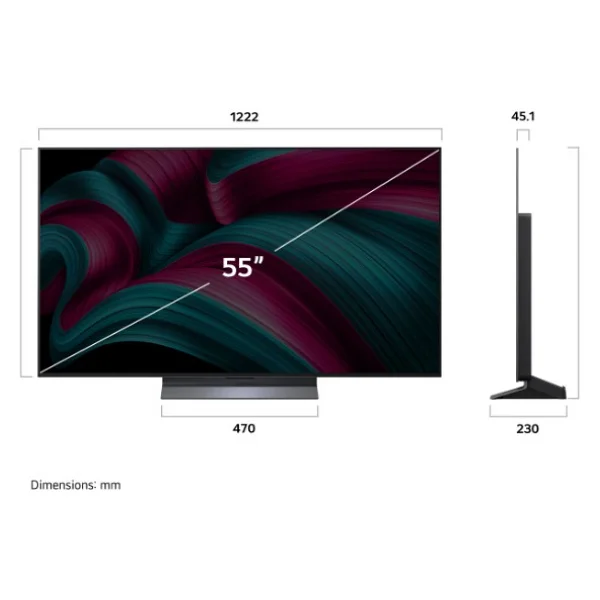 Lg Oled55c54la 4K Ultra HD 55" 140 Ekran Uydu Alıcılı Webos Smart OLED Evo TV - Görsel 4