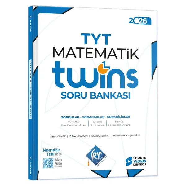 Kr Akademi Yayınları Tyt Twins Matematik Soru Bankası - Görsel 4