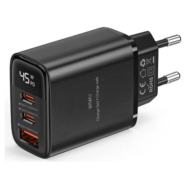 Wiwu Firefly Wi-G011 45 W Hızlı Şarj Adaptörü - Görsel 2