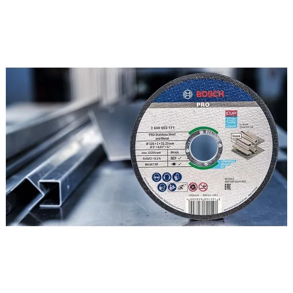 Bosch 115x1mm Sd İnox Rap.Kesme Taşı ( 25 Adet ) - Görsel 2