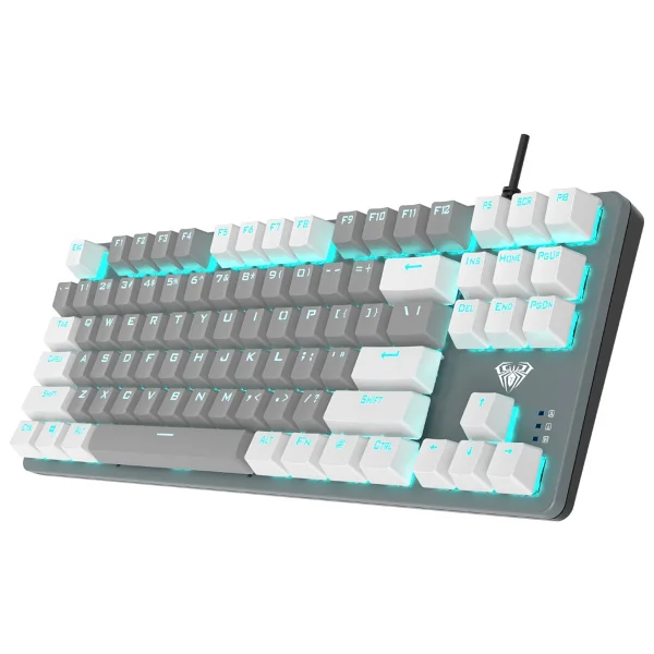 Aula F3287 Blue Switch Kablolu Mekanik Oyuncu Klavyesi - Görsel 3