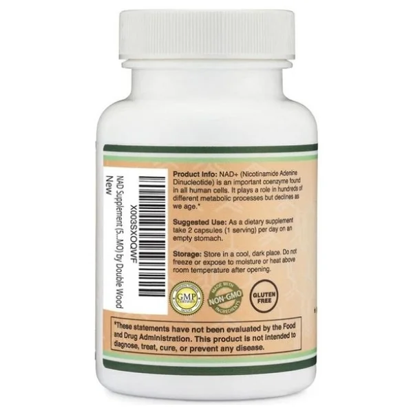 Double Wood Nad+ 500 Mg 60 Kapsül - Görsel 3
