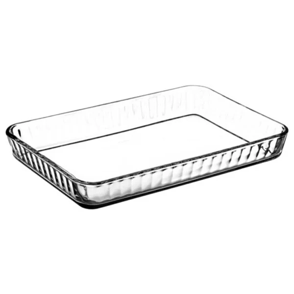 Paşabahçe 59204 3800 Cc 27x40 Cm 2'li Dikdörtgen Borcam Seti - Görsel 2