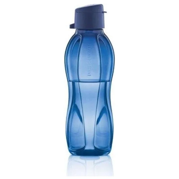 Tupperware Eco Şişe 500 Ml Yarı Saydam Mavi Polimer Gövde Sızdırmaz Kapaklı Taşınabilir Matara - Görsel 2