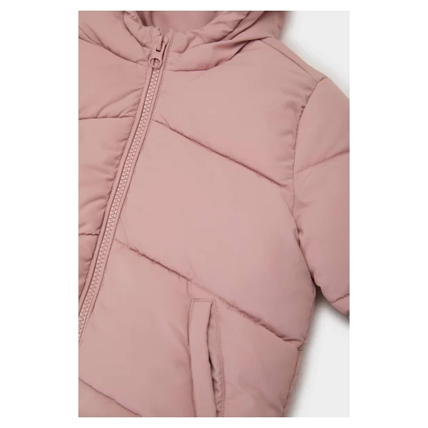 Defacto E7360a525au-Er37 Pembe Kapüşonlu Kız Bebek Şişme Mont - Görsel 2