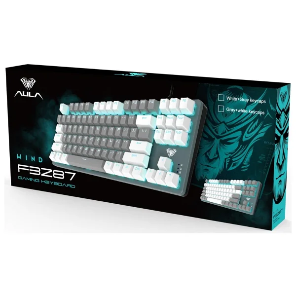 Aula F3287 Blue Switch Kablolu Mekanik Oyuncu Klavyesi - Görsel 9