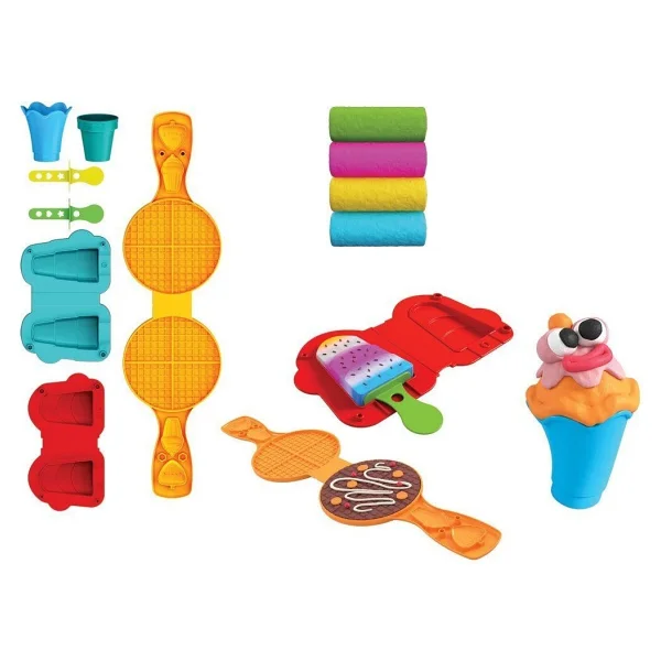 Art Craft Waffle Ve Dondurma Oyun Hamuru Seti 03556 - Görsel 4