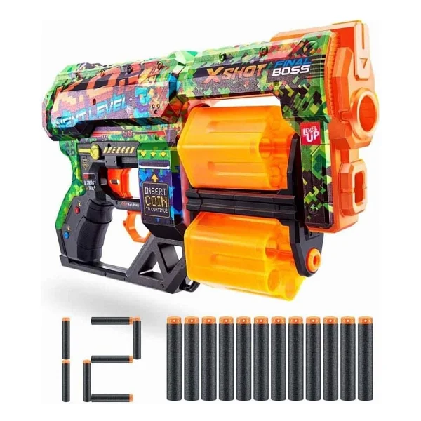 X-Shot Skins Dread 12 Mermili 31 Cm Sünger Dart Atan Silah - Görsel 6