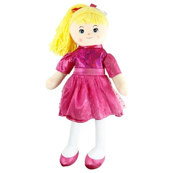 Vardem Parlak Elbiseli 50 Cm Bez Bebek - Görsel 6