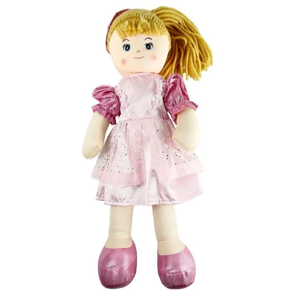 Vardem Parlak Elbiseli 50 Cm Bez Bebek - Görsel 7