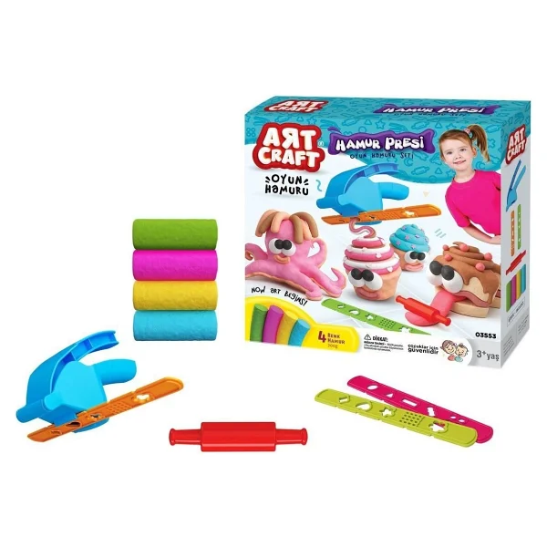 Art Craft El Presi Oyun Hamuru Seti 200 Gr 03553 - Görsel 6