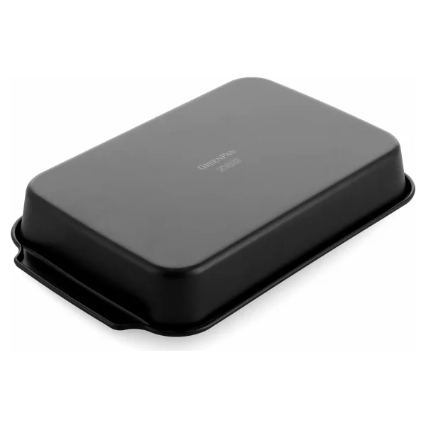 Greenpan Thermolon Yüzey Fırın Tepsisi 33x22.5 Cm - Sağlıklı Yapışmaz & Dayanıklı Karbon Çelik - 33x22,5 Cm - Siyah - Gri - Görsel 2
