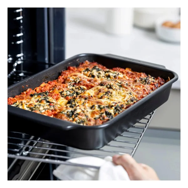 Greenpan Thermolon Yüzey Fırın Tepsisi 33x22.5 Cm - Sağlıklı Yapışmaz & Dayanıklı Karbon Çelik - 33x22,5 Cm - Siyah - Gri - Görsel 3
