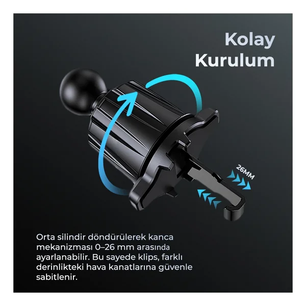 Woyax By Deji Araç Telefon Tutucu - Görsel 6