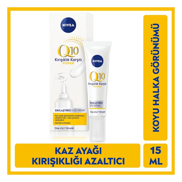 Nivea Q10 Power Plus Kırışık Karşıtı Göz Çevresi Kremi 15 Ml - Görsel 2