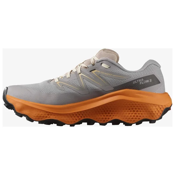 Salomon Ultra Flow 2 Gore-Tex L47884200 Gri-Turuncu Erkek Koşu Ayakkabısı - Görsel 3
