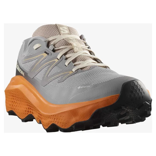 Salomon Ultra Flow 2 Gore-Tex L47884200 Gri-Turuncu Erkek Koşu Ayakkabısı - Görsel 4