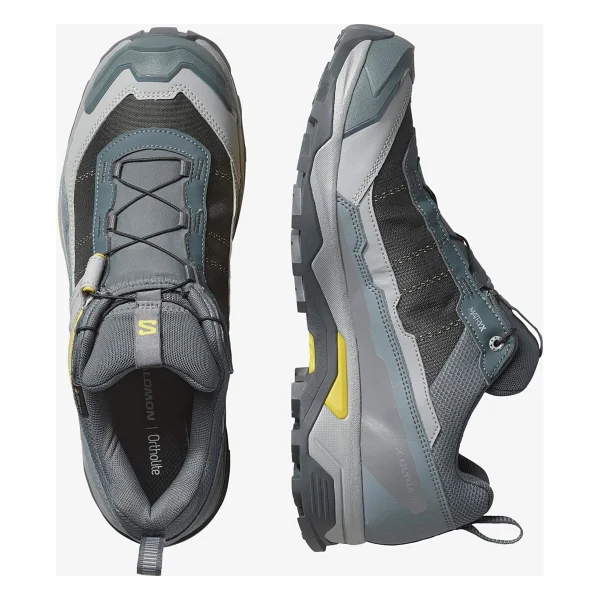 Salomon X Ultra 5 Gore-Tex L47725900 Gri-Sarı Erkek Outdoor Ayakkabı - Görsel 2