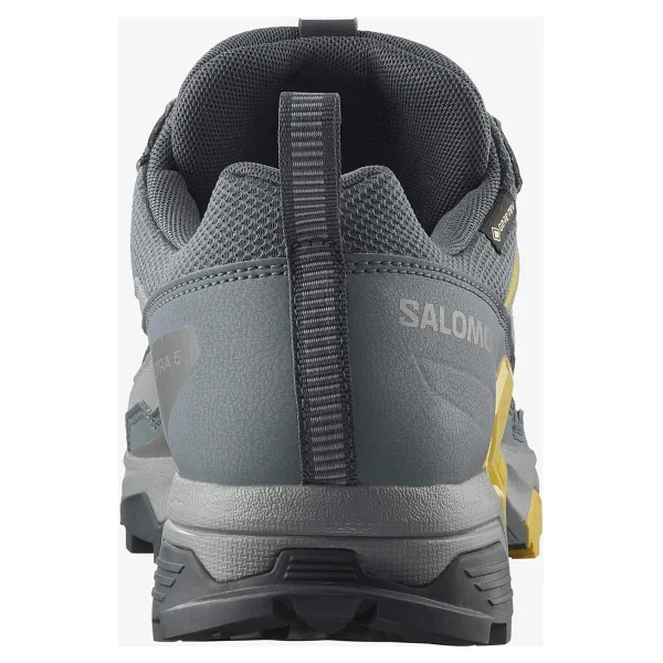 Salomon X Ultra 5 Gore-Tex L47725900 Gri-Sarı Erkek Outdoor Ayakkabı - Görsel 5