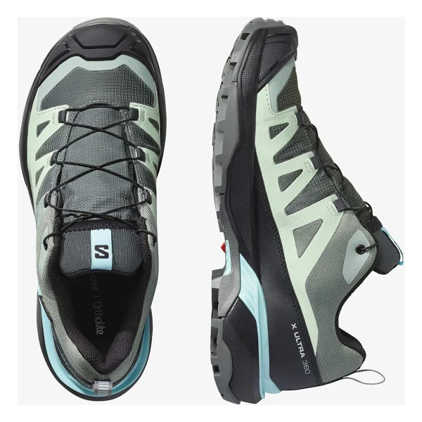 Salomon X Ultra 360 Gore-Tex L47742500 Yeşil Kadın Outdoor Ayakkabı - Görsel 2