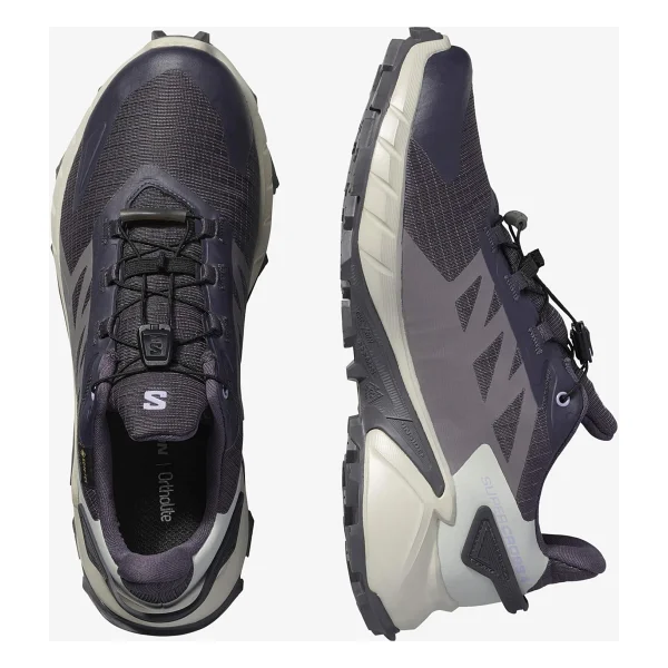 Salomon Supercross 4 Gore-Tex L47976100 Gri Kadın Outdoor Ayakkabı - Görsel 2