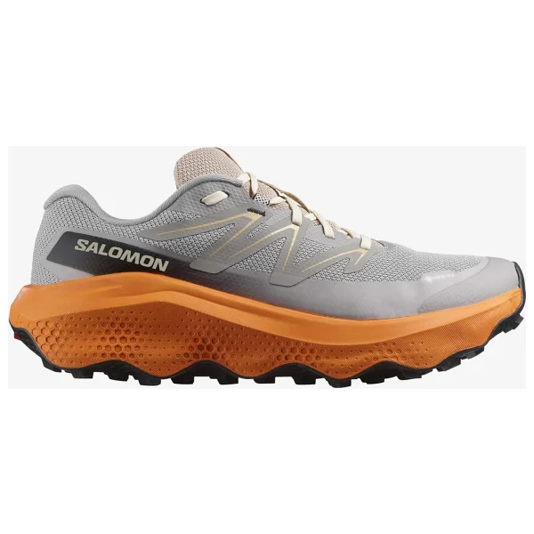 Salomon Ultra Flow 2 Gore-Tex L47884200 Gri-Turuncu Erkek Koşu Ayakkabısı - Görsel 8