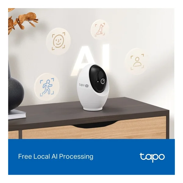 Tp-Link Tapo C260 8 Mp 360 Derece 4K Gece Görüşlü Wi-Fi Güvenlik Kamerası - Görsel 5