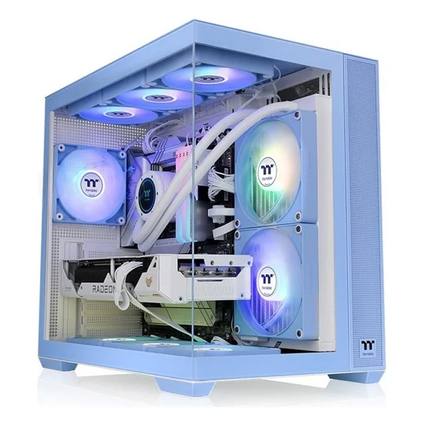 Thermaltake View 380 Tg Ca-1z2-00mfwn-00 Argb Fanlı Mavi Atx Oyuncu Kasası - Görsel 6