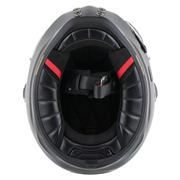 Hjc V10 Siyah Full Face Motor Kaskı - Görsel 4