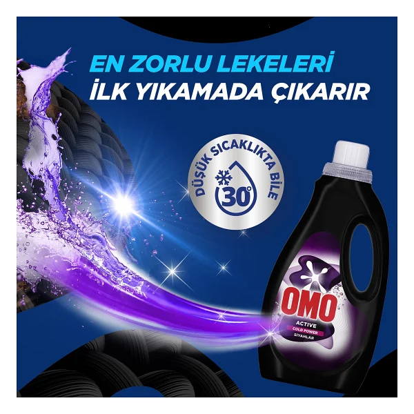 Omo Cold Power Sıvı Deterjan 1.5 Lt - Görsel 3