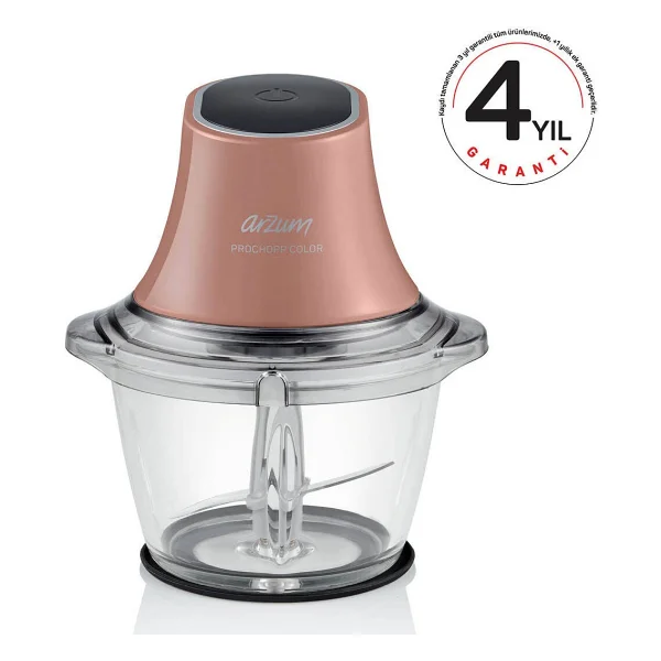 Arzum AR1036-AG Prochopp Color Akşam Güneşi 600 W Cam Doğrayıcı - Görsel 2
