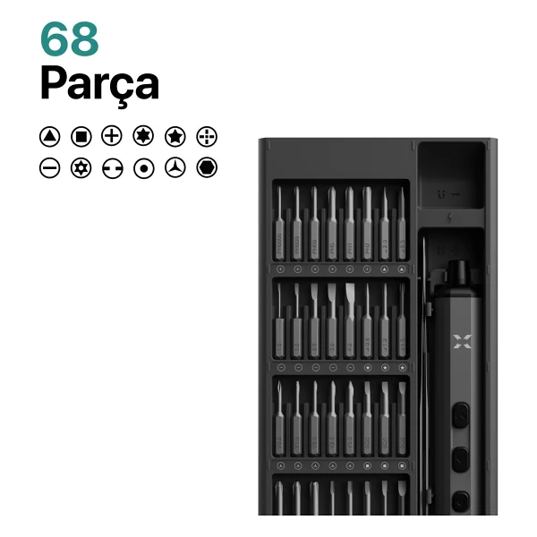 Xenon Smart X6832 68 Parça Şarjlı Hassas Tornavida Seti - Görsel 3