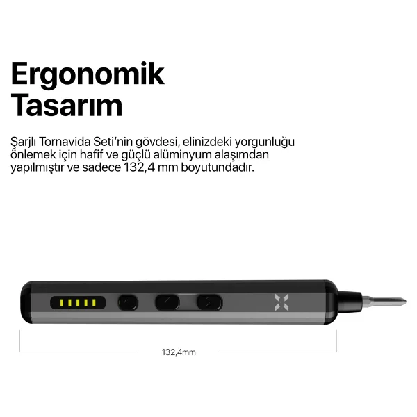 Xenon Smart X6832 68 Parça Şarjlı Hassas Tornavida Seti - Görsel 5