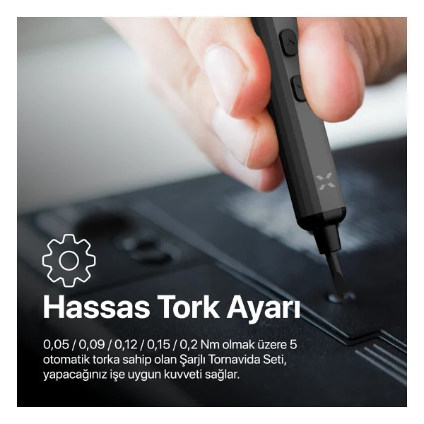 Xenon Smart X6832 68 Parça Şarjlı Hassas Tornavida Seti - Görsel 6