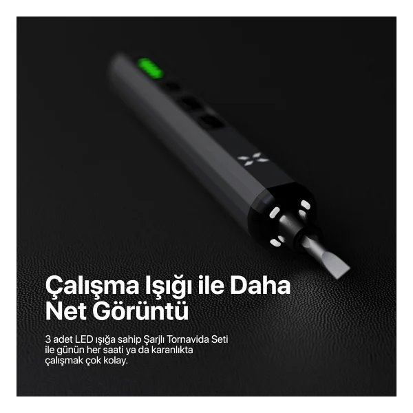 Xenon Smart X6832 68 Parça Şarjlı Hassas Tornavida Seti - Görsel 7