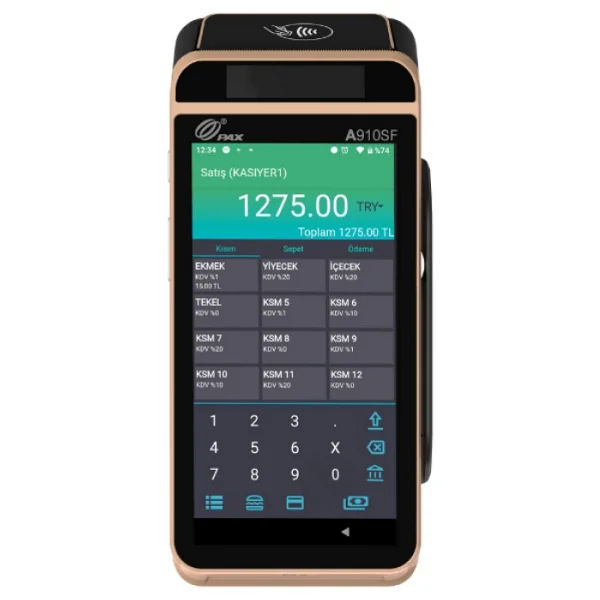 Pax A910sf Yazar Kasa Pos - Görsel 4