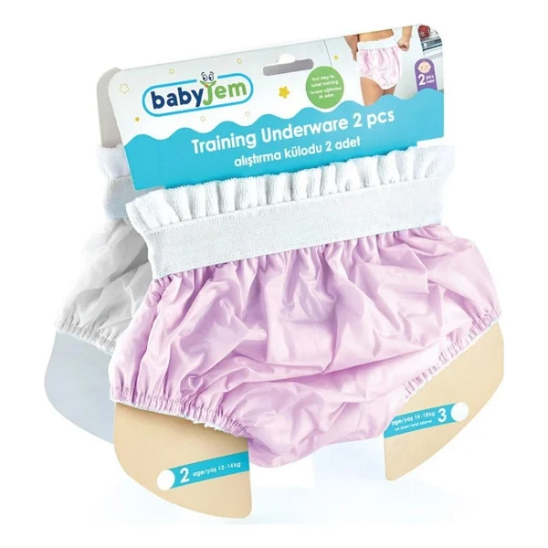 Babyjem 2'li Pembe Alıştırma Külodu - Görsel 2