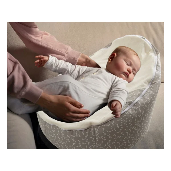 Babyjem Fasulye Yatak Gri Çiçek - Görsel 2