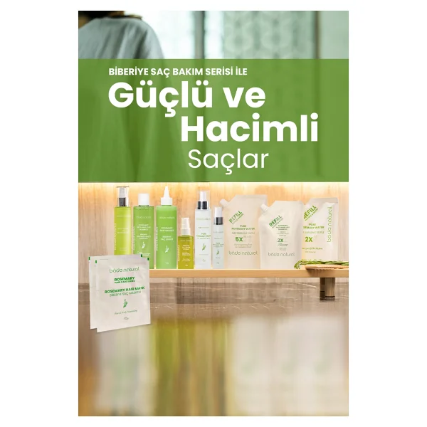 Bade Natural Saf Biberiye Suyu Saç Toniği 30 Ml - Görsel 6