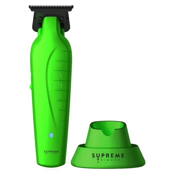 Supreme Trimmer Iguana Vader Trimmer Tıraş Makinesi Saç Sakal Kesim Çizim Dlc T Bıçak Kablosuz 7200 Rpm - Yeşil - Görsel 4