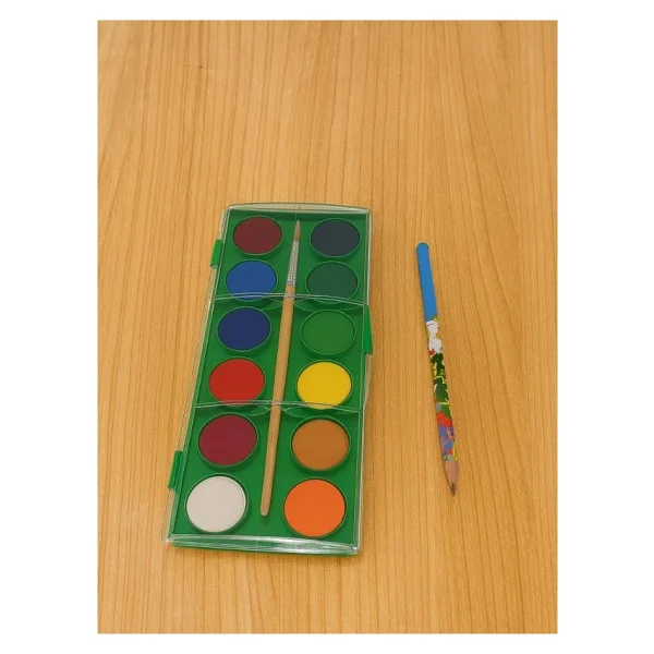 Faber-Castell Dino Büyük Boy 12'li Sulu Boya - Görsel 2
