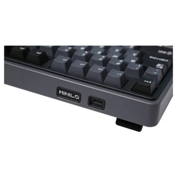 Varmılo Mınılo75 He Siyah %75 Gateron Magnetic Jade Pro Manyetik Switch Hall Effect RGB Hotswap Mekanik Gaming Klavye - Görsel 5