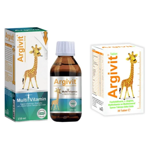 Argivit Multivitamin Şurup 150 Ml + Tablet 30'lu Boy Uzamasına Yardımcı Ve Iştah Düzenleyici - Görsel 2