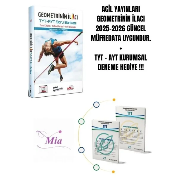 Acil Yayınları Tyt-Ayt Geometrinin İlacı Soru Bankası - Görsel 3