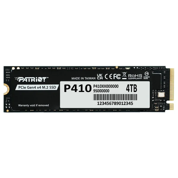 Patriot P410 P410p4tbm28h Pcı-Express 4.0 4 TB M.2 SSD - Görsel 5