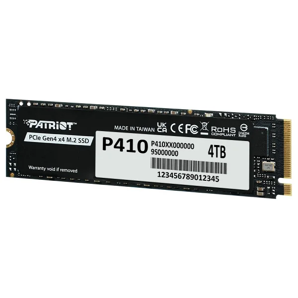 Patriot P410 P410p4tbm28h Pcı-Express 4.0 4 TB M.2 SSD - Görsel 2